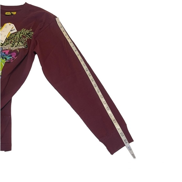 Market T-Shirt Long Sleeves Small The Alchemist Burgundy - Picture 10 of 10